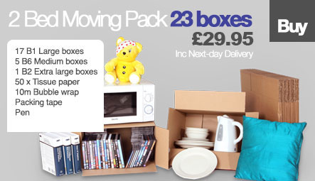 2 bed moving pack £30.00